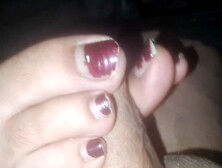 Deliciosa paja con pies,  pero me niega el u00f3rgasmo