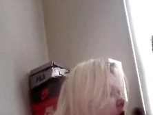 Fat White Blonde Slag Blows A Fat Bbc