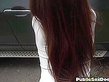 Picked Up Bigass Babe Point Of View Slammed Outdoor In Public Place