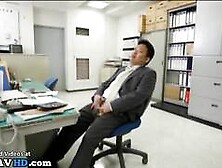 Japanese Beautiful Secretary Satisfies Horny Man