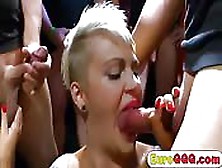 European Slut Gets Pissed On And Fucked