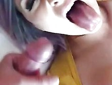 Cum In Bailey's Mouth