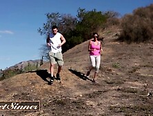 SWEET SINNER - Stunning Brunette Gets Her Ass And Back Covered With Cum After A Wild Pounding