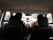 Fake Driving School - Big Beautiful Woman With A Biggest Chubby Butt Banging After This Babe Smashes The Car