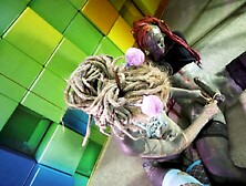 TRANS heavily tattooed sisy gets ANAL FISTED from female-dominator - femdom extraordinary