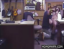 Horny Store Owner Sucked A Huge Dick In His Pawnhop