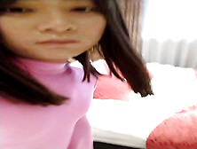 Japanese Amateur Crossdresses Masturbate Pink Morphsuit