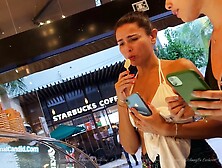 Two Sister Having Ice Cream