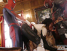 Spider Man And Ana Foxxx In Exotic Adult Clip Cosplay New Just For You