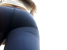 Asian Ass In Leggings Busted