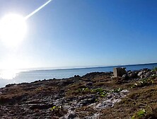 Public Beach risky dick ridding