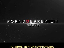 BUMS BUS - Wild outdoor sex with vulgar Euro goddess