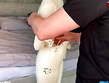 Natallien Fucked Hard In Latex - Hard Anal & Deep Throat Bdsm