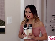 Busty Redhead SwapMilf Lauren Phillips & Lulu Chu Are Mesmerized Swapsons Cock