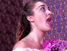 Kat Monroe In Submissive Beautiful Babe Sucking Master