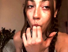 Tiana Suck OnlyFans Throatfucking Myself With Dildo Sloppy Suck Job and Spit Play with Spit Bowl