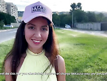 Tour Guide Cums in Katty West Tight Pussy in the Mountains - Public Pickup an...