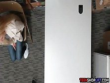 Shoplifting Makes Teen Fuck The Security Guy In His Office