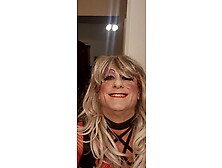 Crossdresser Sissy Getting Herself Off