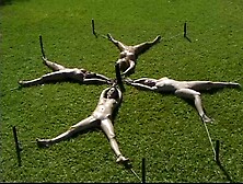 Alluring Bondage Models Having Rough Bdsm Sex By The Pool