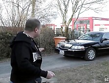 GERMAN CURVY QUEENPARIS SUPRISE VEHICLE SEX WITH BIRTHDAY BRO