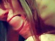 Brunette Gf Sucking Cock