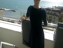 Sunny Day Anal Fuck On Hotel Balcony