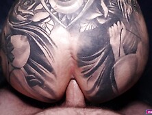 Large Meaty Butt Huge Tit Tattooed Onlyfans Milf Close Up Hard Anal Fucking Cream-Pie - Melody Radford