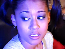 Lily's Brunette Heat Ignites in Wild Babysitter Intimate Passion