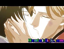 Cute Hentai Gay Lovers Secretly Kiss And Sex