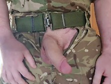 Sucking A Hung Soldier Dick - Reverse Pov Blowjob