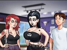 Summertime Saga 109 - Hot Goth College Girlfriend