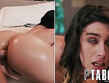 Anal Anticipation: Chanel Camryn's Steamy Split-Screen Adventure