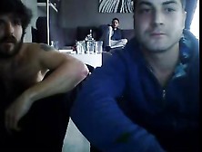 Straight Guys Feet On Webcam #138