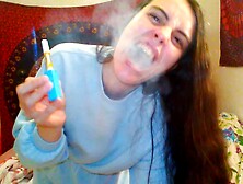 SMELLING CUNT Attractive YouTube Slut Likes Smoking Weed Accidental Flash Porn Fail Satire Funny Comedy