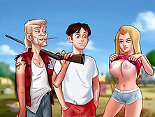 Miss Dewitt gives me an amazing oral session during summertime