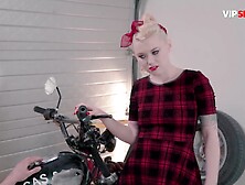 Pretty Blonde Misha Cross Passionately Fucked By Lover In Her Pinup Pussy - VIP SEX V