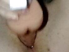 White Girl Stretches Fat Pussy With Triple Penetration By Dildos