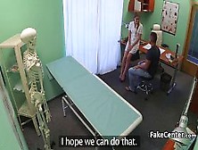 Sexy nurse fucked patient stud
