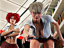 Thirst for Knowledge - 3D Futanari Animation