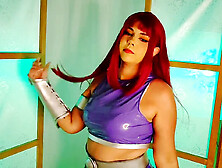 Starfire cosplay manga adult fun with Zathuraterramg