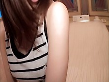 Big titted teen shows off her oral skills and masturbates (18+)