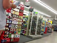 Wife In Sheer Blouse At Cvs Tits In Partial View