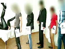 Cumshot Meeting! 10 Hard Cocks for the Latex Slut! Free Hole Choice!