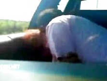 Bae cougar banged! on a vehicle