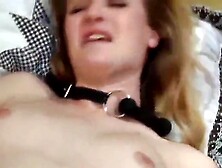 Helping her masturbate