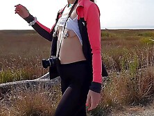 Longpussy,  just another walk at the Park with a giant Butt Plug and a Diaper.