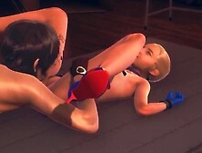 Perverted blonde chick is getting fucked in a hardcore 3some