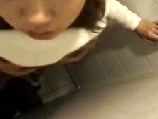 Slutty Asian Slut Is Doggy Style Fucked In The Toilet