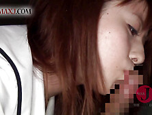 Asian college girl in her pussy slam